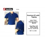 Lotto Premium PC Royal blue with Yellow tipping